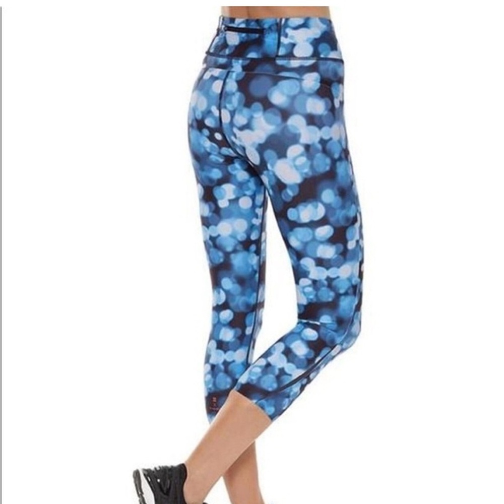 Sweaty Betty Blue and White Patterned Leggings
